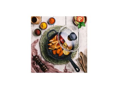 تصویر تابه چدن تکدسته نالینو مدل Enzo